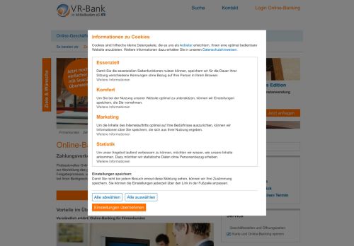 
                            5. VR-Bank in Mittelbaden eG Online-Banking Firmenkunden