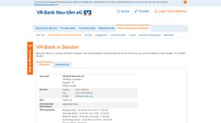 
                            9. VR-Bank in Senden | Real und digital - Die Nachbarschaftsbank - VR ...