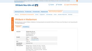 
                            3. VR-Bank in Weißenhorn - Geschäftsstelle Weißenhorn | Real und ...