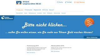 
                            13. VR-Bank Langenau-Ulmer Alb eG: Privatkunden