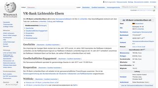 
                            9. VR-Bank Lichtenfels-Ebern – Wikipedia