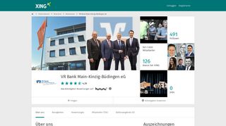 
                            5. VR Bank Main-Kinzig-Büdingen eG als Arbeitgeber | XING Unternehmen