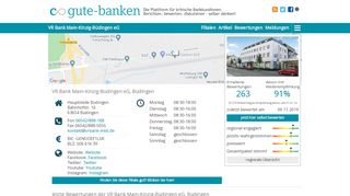 
                            10. VR Bank Main-Kinzig-Büdingen eG: Bewertungen, Öffnungszeiten ...