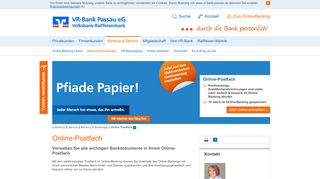 
                            11. VR-Bank Passau eG Online Postfach