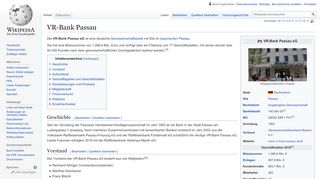 
                            10. VR-Bank Passau – Wikipedia