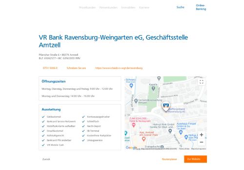 
                            4. VR Bank Ravensburg-Weingarten eG, Geschäftsstelle Amtzell ...