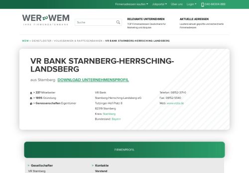
                            13. VR Bank Starnberg-Herrsching-Landsberg Volksbanken ...