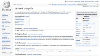 
                            6. VR-Bank Westpfalz – Wikipedia