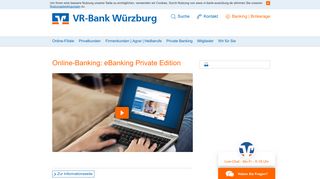 
                            7. VR-Bank Würzburg Online-Banking: eBanking Private Edition ...