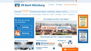 
                            1. VR-Bank Würzburg Privatkunden - Gemeinsam. Zukunft. Gestalten.