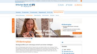 
                            7. VR-BankingApp - Erfurter Bank eG
