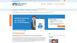
                            6. VR-BankingApp - Raiffeisenbank Erding eG