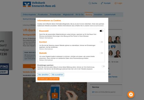 
                            8. VR-BankingApp - Volksbank Emmerich-Rees eG