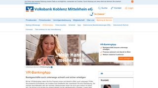 
                            5. VR-BankingApp - Volksbank Koblenz Mittelrhein eG