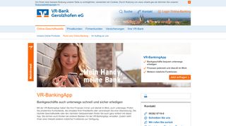 
                            8. VR-BankingApp | VR-Bank Gerolzhofen eG