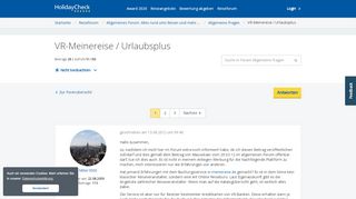
                            4. VR-Meinereise / Urlaubsplus | Allgemeine Fragen Forum ...