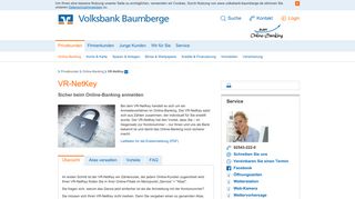 
                            12. VR-NetKey - Volksbank Baumberge