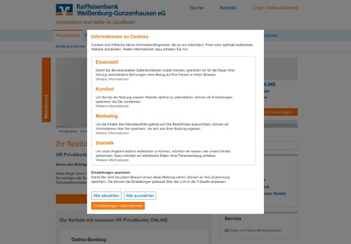 
                            6. VR Privatkonto ONLINE - Raiffeisenbank Weißenburg-Gunzenhausen ...