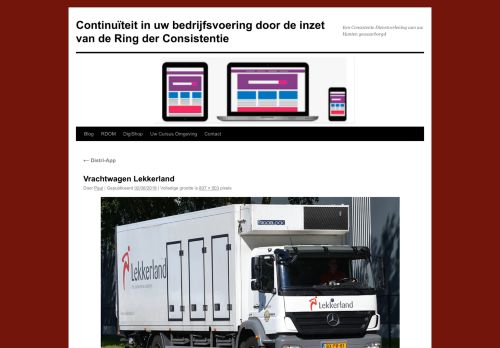 
                            13. Vrachtwagen Lekkerland - Research Development & Online Marketing