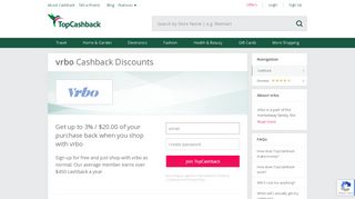 
                            7. VRBO.com Coupons, Cashback & Discount Codes - TopCashback