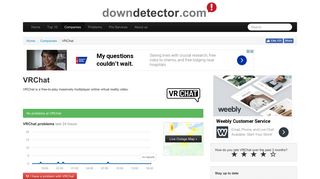 
                            8. VRChat down? Current problems and outages | Downdetector