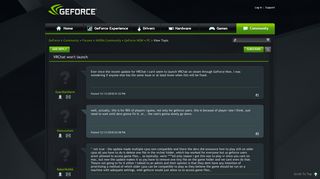 
                            11. VRChat won't launch - GeForce Forums