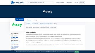 
                            9. Vreasy Reviews, Pricing and Alternatives | Crozdesk