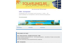 
                            8. VREG - Zonnepanelen - Solarlinks