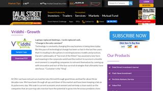 
                            7. Vriddhi - Growth - Dalal Street Investment Journal