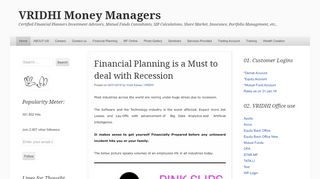 
                            8. VRIDHI Money Managers | Certified Financial Planners Investment ...
