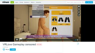
                            13. VRLove Gameplay censored on Vimeo
