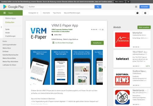 
                            13. VRM E-Paper App – Apps bei Google Play