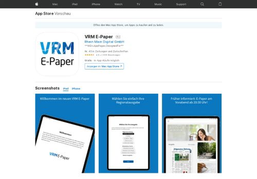 
                            9. VRM E-Paper im App Store - iTunes - Apple