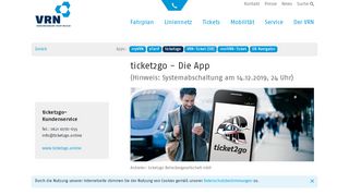 
                            4. VRN | ticket2go - Die App