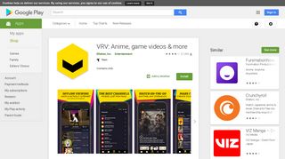 
                            5. VRV: Anime, game videos & more - Apps on Google Play