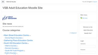 
                            7. VSB Adult Education Moodle Site