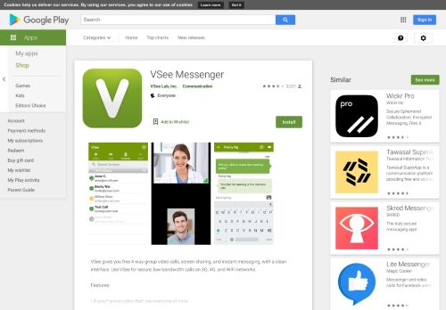 
                            2. VSee Messenger – Apps no Google Play