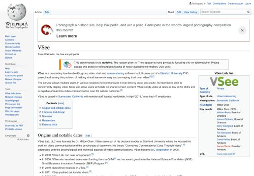
                            6. VSee - Wikipedia