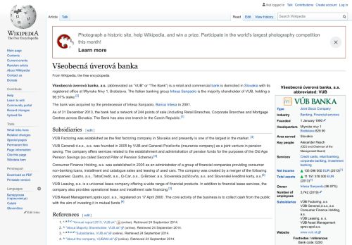 
                            13. Všeobecná úverová banka - Wikipedia