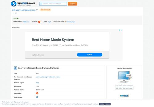 
                            6. Vserve voltasworld: IIS7 - Webstatsdomain