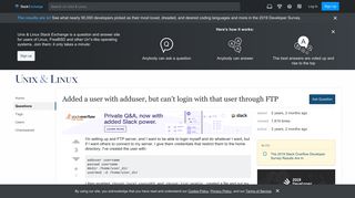 
                            5. vsftpd - Added a user with adduser, but can't login with that user ...