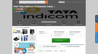 
                            7. Vsnl Tata Indicom (Customer Care) - Internet Service Providers in ...