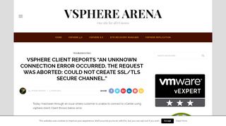 
                            10. vSphere client reports 