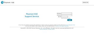 
                            12. VSS(VUE Support System - Pearson VUE