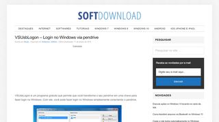 
                            5. VSUsbLogon - Login automático no Windows via pendrive