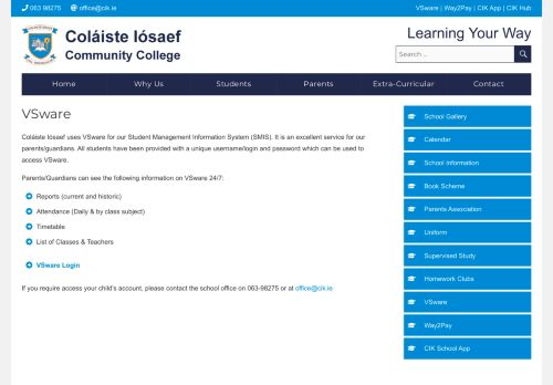 
                            6. VSware – Coláiste Iósaef Community College - cik.ie