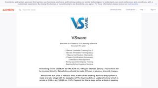 
                            7. VSware Events | Eventbrite