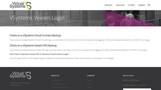
                            11. VSystems Veeam Login - Virtual Systems