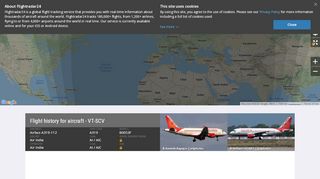 
                            7. VT-SCV - Airbus A319-112 - Air India - Flightradar24