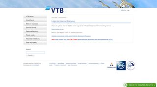 
                            1. VTB — Login to Internet Banking